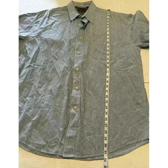 Roper Men's XL Western Shirt Long Sleeve Cowboy Workwear Blue Plaid Rodeo Casual - Picture 9 of 14